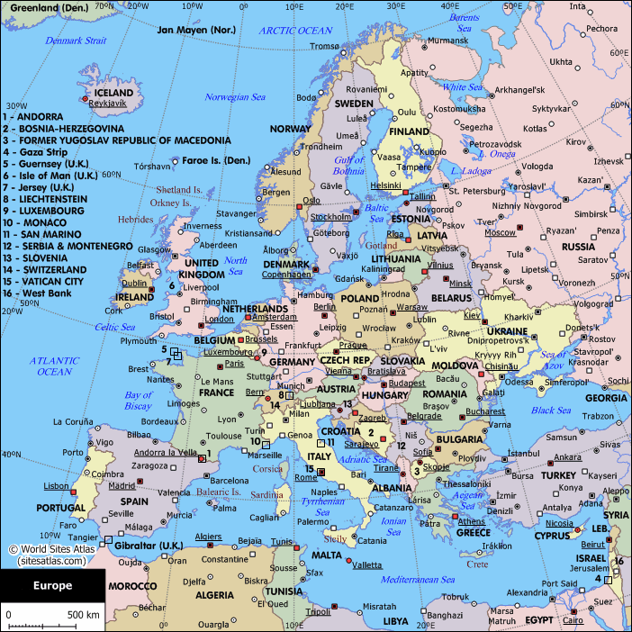 25 Europe Map With Cities Online Map Around The World